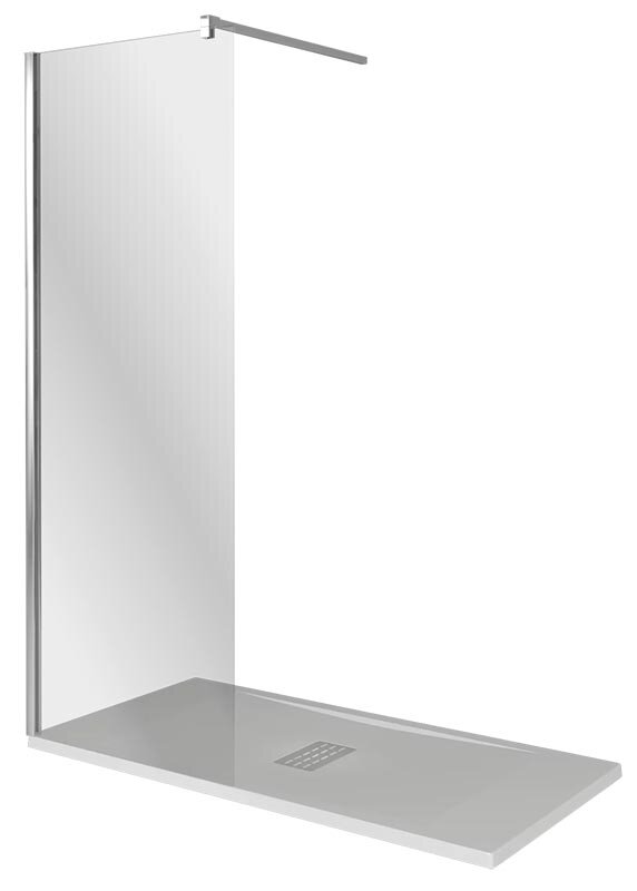 Изображение товара Душевая стенка Good Door Walk In SP-100-C-CH 100х195 см прозрачное стекло хром