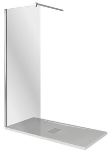 Изображение товара Душевая стенка Good Door Walk In SP-100-C-CH 100х195 см прозрачное стекло хром