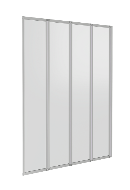 Изображение товара Шторка на ванну  Good Door Screen GR4-100-G-WE 100 x 140 см, ПД00026, стекло матовое Грейп