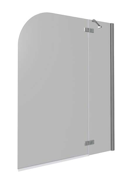 Изображение товара Шторка на ванну Good Door Screen 2Н-100-C-CH 100 x 140 см, ПД00093, стекло прозрачное