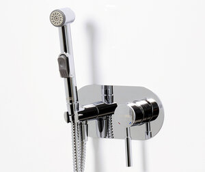 Изображение товара Гигиенический душ WasserKRAFT, 4138, со смесителем, хром