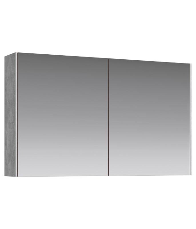 Изображение товара Зеркальный шкаф Aqwella Mobi 100 см, светлый бетон, подвесной
