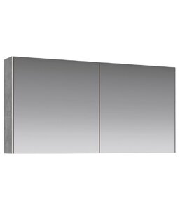 Изображение товара Зеркальный шкаф Aqwella Mobi 120 см, бетон светлый, MOB0412+MOB0717BS