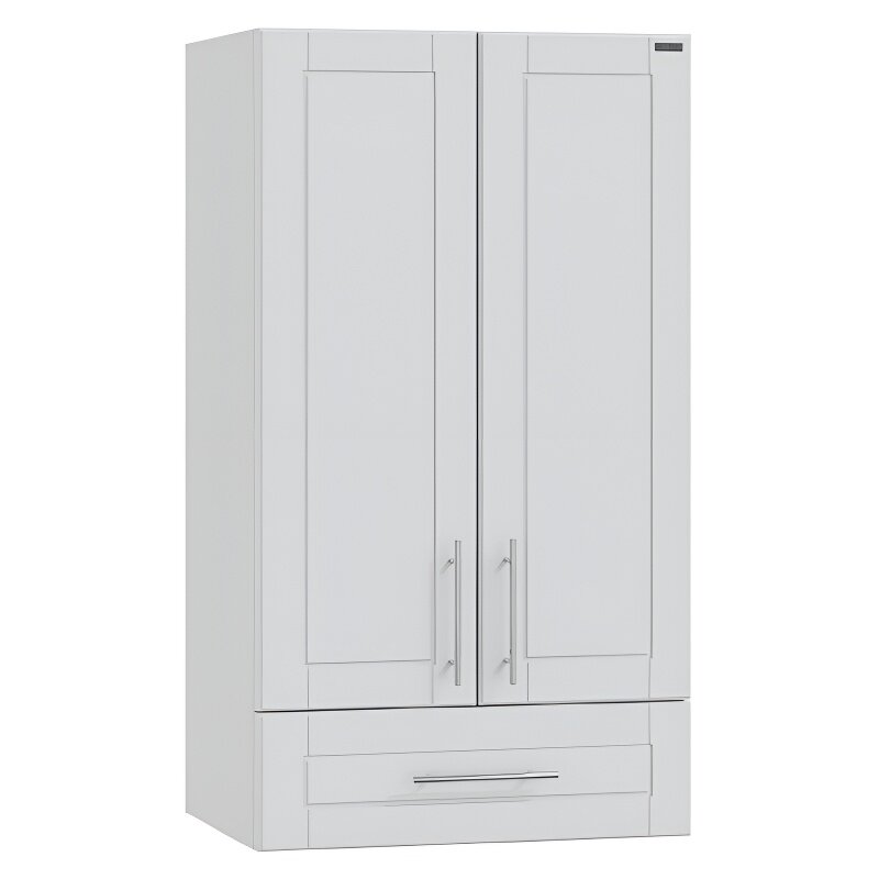 Изображение товара Шкаф подвесной СаНта Дублин 423002, 50 см, над стиральной машиной, цвет белый