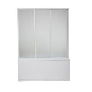 Изображение товара Шторка на ванну  Bas Рио ШТ00049 105 x 145 см, пластик, белый