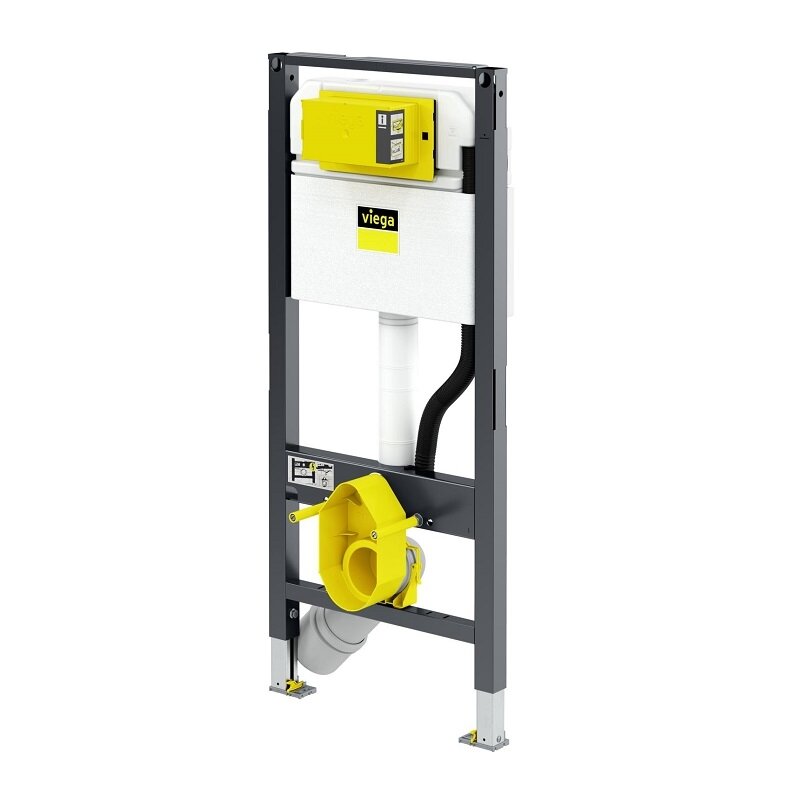 Изображение товара Инсталляция для унитаза Viega Prevista Dry 8522 1120 мм черный матовый