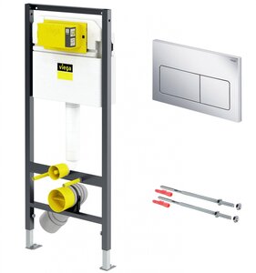 Изображение товара Инсталляция для подвесного унитаза Viega Prevista Dry (792824) комплект