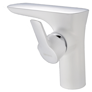 Изображение товара Смеситель для раковины Orans OLS-K1076, белый корпус, хром