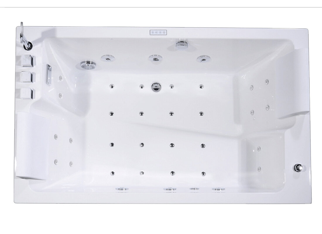Изображение товара Гидромассажная ванна акриловая Orans BT-62115 L/R 170x100 см белая
