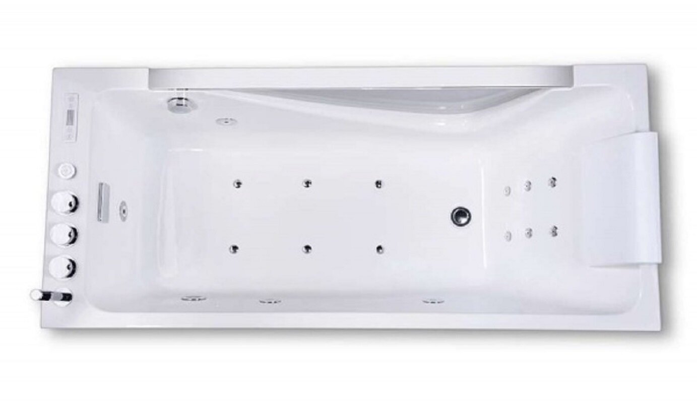 Изображение товара Гидромассажная ванна акриловая Orans OLS-BT65108-L 170x75 см с LED подсветкой