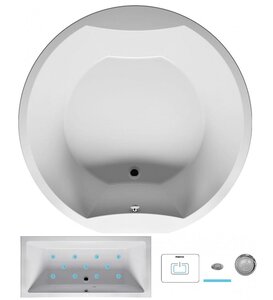 Изображение товара Ванна гидромассажная акриловая Riho Colorado 180 x 180 см, AIR