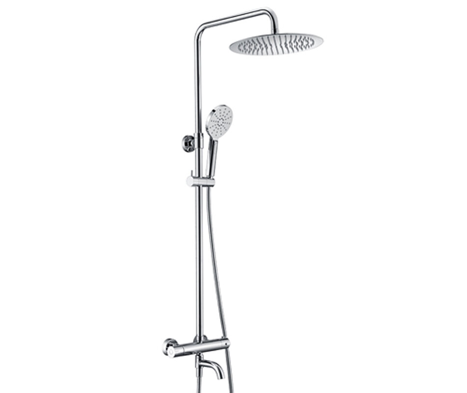 Изображение товара Душевая система WasserKRAFT A18801 хром верхний душ 300 мм