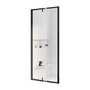 Изображение товара Душевая дверь Ravak Pivot PDOP2-100, профиль черный, витраж транспарент, 03GA0300Z1