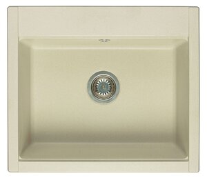 Изображение товара Кухонная мойка из литого мрамора Акватон Делия 60 жемчуг с высоким запасом прочности и 1 чашей