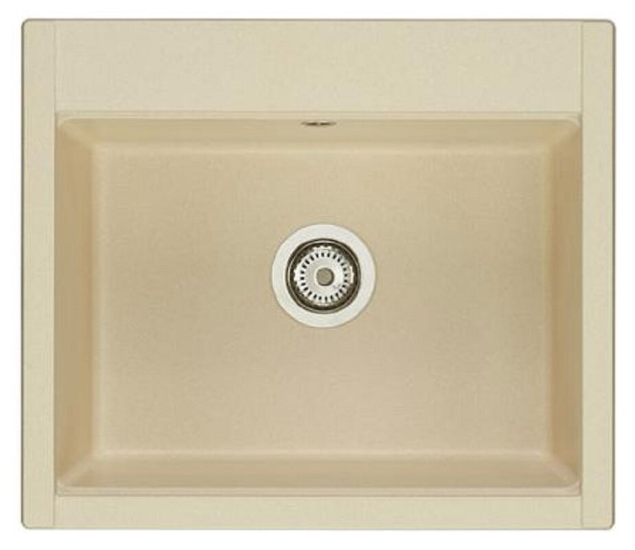 Изображение товара Кухонная мойка из литого мрамора Акватон Делия 60 бежевый с аксессуарами
