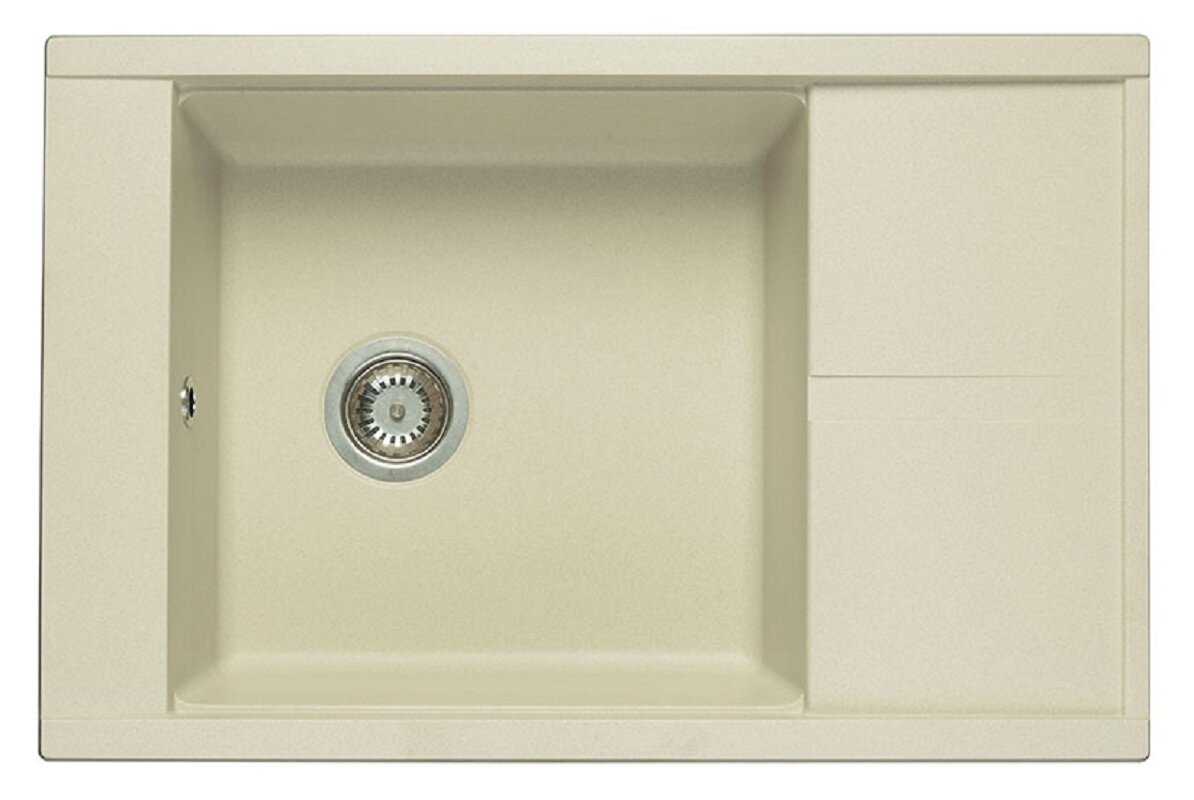 Изображение товара Мойка кухонная Aquaton Делия 78, 1A715132DE240, 78 х 51 х 21.8 см, жемчуг Изображение товара Мойка кухонная Aquaton Делия 78, 1A715132DE240, 78 х 51 х 21.8 см, жемчуг