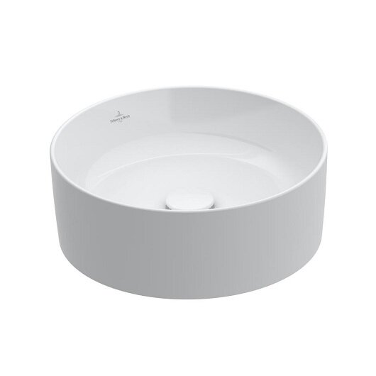 Изображение товара Раковина Villeroy&Boch Collaro 40х40 см накладная из фарфора белая Изображение товара Раковина Villeroy&Boch Collaro 40х40 см накладная из фарфора белая