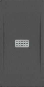 Изображение товара Поддон литьевой Bas Flow ЛП00124, 100 x 90 см, черный