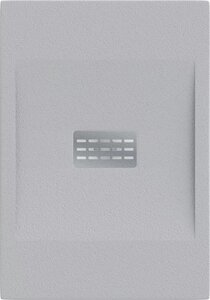 Изображение товара Поддон литьевой Bas Flow ЛП00105, 140 x 70 см, графит