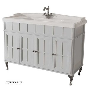 Изображение товара Тумба под раковину Caprigo Borgo 120 33416, цвет B-177 bianco grigio (УК027039)