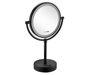 Изображение товара Настольное двустороннее косметическое зеркало WasserKRAFT с LED и 3-кратным увеличением