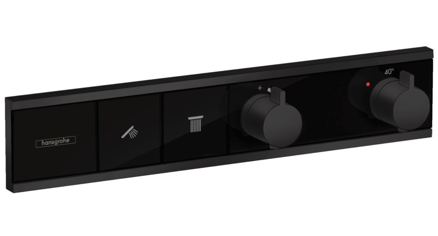 Изображение товара Смеситель для душа Hansgrohe RainSelect термостатический черный матовый