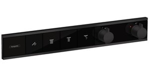 Изображение товара Термостатический смеситель для душа Hansgrohe RainSelect черный матовый 15382670