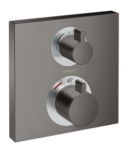 Изображение товара Термостатический смеситель для душа Hansgrohe Ecostat S, черный хром, Германия
