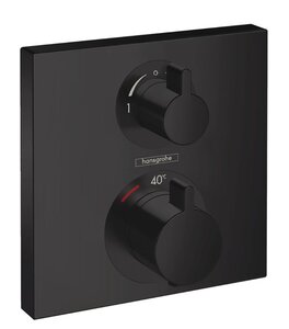 Изображение товара Смеситель для душа Hansgrohe Ecostat S, 15714670, термостатический, черный матовый