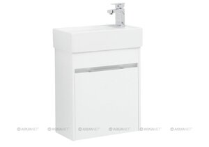 Изображение товара Тумба под раковину Aquanet Лидс 50 00239741 белая подвесная