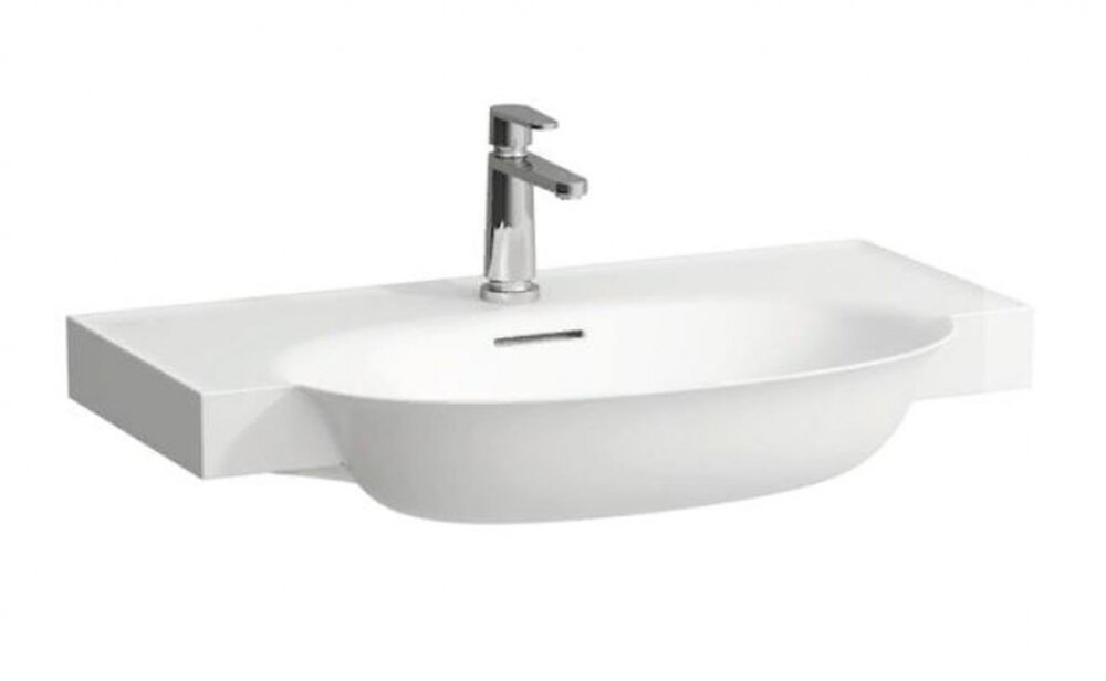 Изображение товара Раковина Laufen The New Classic белая 80x48 см с отверстием под смеситель и переливом