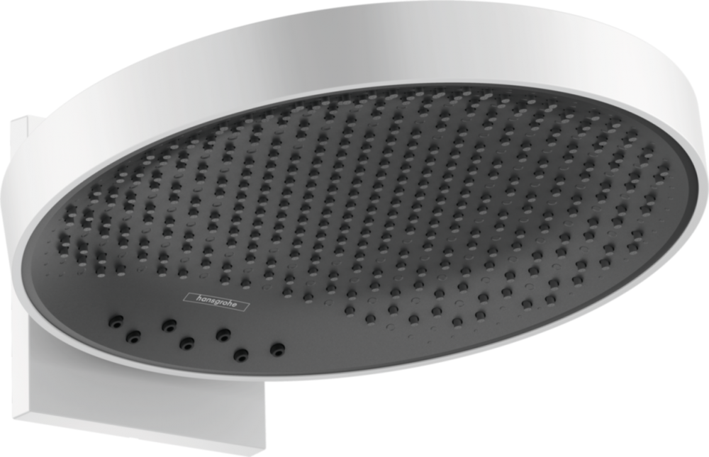 Изображение товара Верхний душ Hansgrohe Rainfinity 26234700, 36 x 30 см, 3 режима струи, с держателем, белый матовый Изображение товара Верхний душ Hansgrohe Rainfinity 26234700, 36 x 30 см, 3 режима струи, с держателем, белый матовый