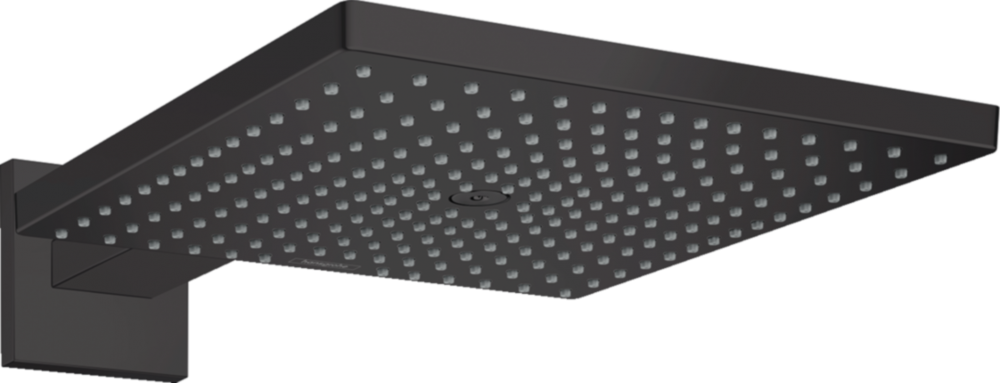 Изображение товара Верхний душ Hansgrohe Raindance 26238670, 30 x 30 см, 1 режим струи, с держателем, черный матовый
