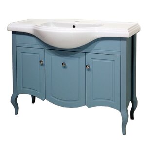 Изображение товара Тумба под раковину Caprigo Verona-H 105 33520, 3 дверки, цвет TP-817 антарктида (УК031904)