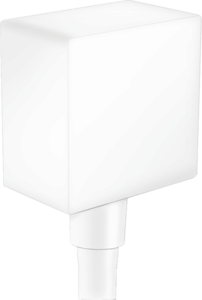 Изображение товара Шланговое подсоединение Hansgrohe FixFit Square, белый матовый, 26455700