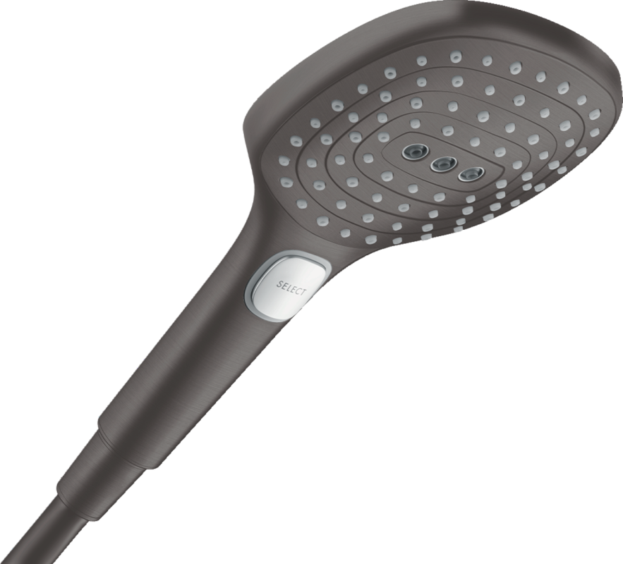 Изображение товара Ручной душ Hansgrohe Raindance Select E120, 26520340, 12 см, 3 режима лейки, черный хром