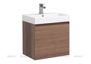 Изображение товара Тумба под раковину Aquanet Нью-Йорк 60 00203945, цвет орех