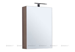 Изображение товара Зеркальный шкаф Aquanet Нью-Йорк 60 орех, подвесной, влагостойкий, 87 см