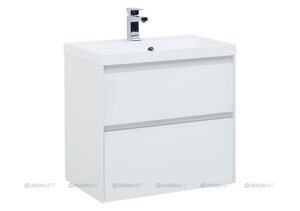 Изображение товара Тумба под раковину Aquanet Гласс 60 00196961, цвет белый
