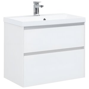 Изображение товара Тумба под раковину Aquanet Гласс 80 00238361, цвет белый