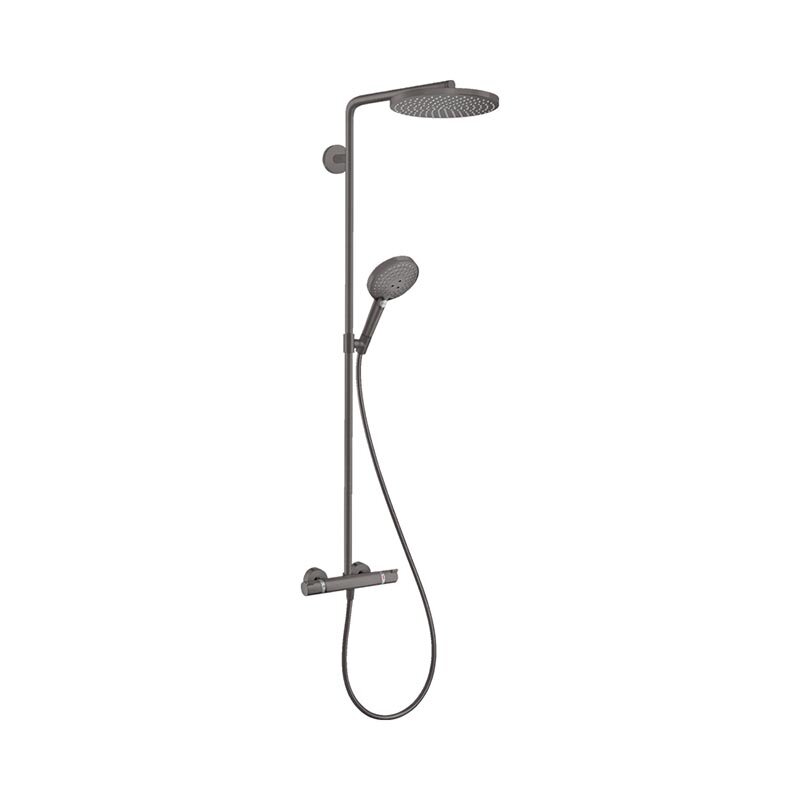 Изображение товара Душевая система Hansgrohe Raindance Select S Showerpipe 240 1jet PowderRain черный хром