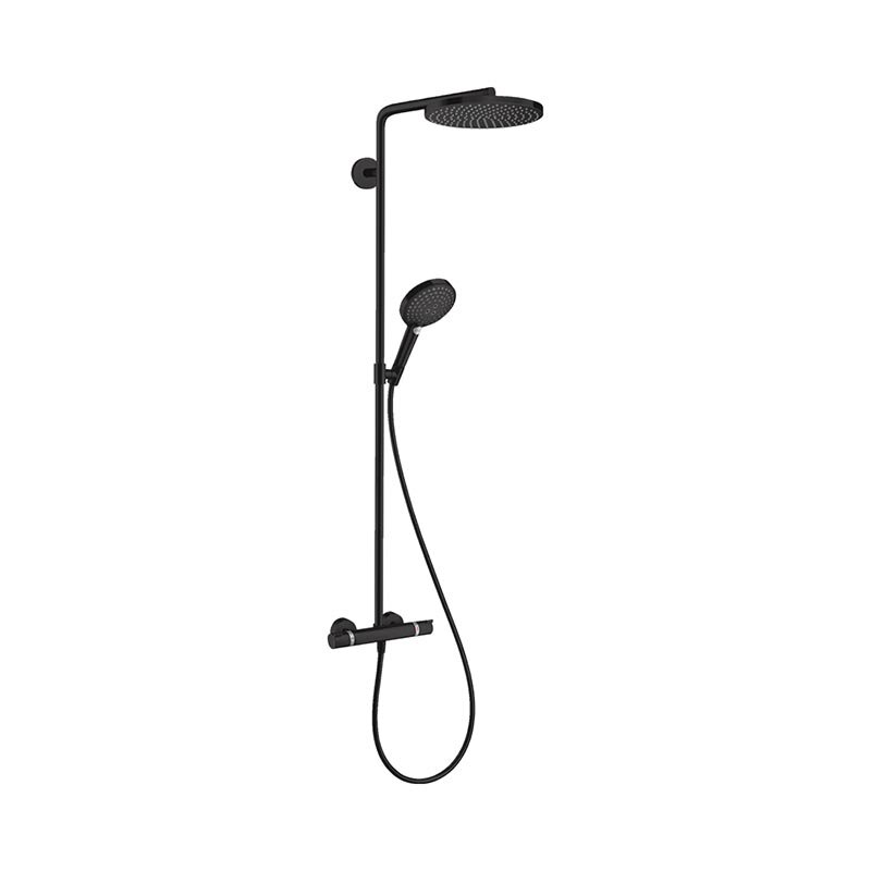 Изображение товара Душевая система Hansgrohe Raindance Select S Showerpipe 240 черный матовый