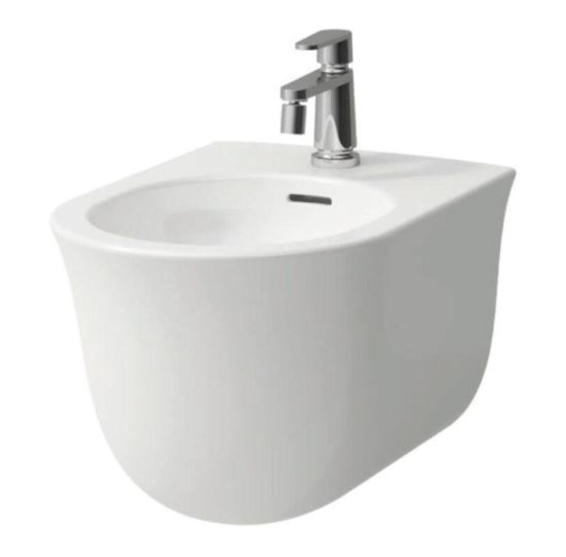 Изображение товара Подвесное биде из фарфора Laufen The New Classic 8.3085.1.000.302.1 белое глянцевое