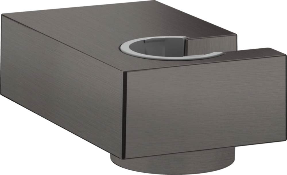 Изображение товара Держатель душа Hansgrohe Porter E 28387340, черный хром, настенный, для ручного душа