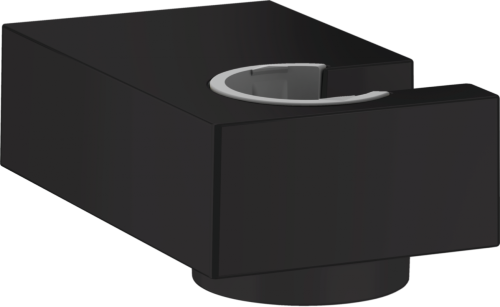 Изображение товара Держатель душа Hansgrohe Porter E 28387670 черный матовый настенный для ручного душа