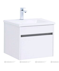 Изображение товара Тумба под раковину Aquanet Токио 48 00236915 (подвесная, 1 ящик), цвет белый