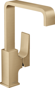 Изображение товара Смеситель для раковины Hansgrohe Metropol бронза 32511140 с поворотным изливом