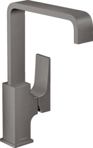 Изображение товара Смеситель для раковины Hansgrohe Metropol, 32511340, графит матовый