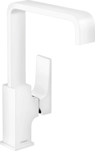 Изображение товара Смеситель для раковины Hansgrohe Metropol 32511700 белый матовый, однорычажный для ванной