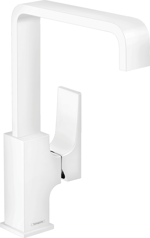 Изображение товара Смеситель для раковины Hansgrohe Metropol 32511700 белый матовый, однорычажный для ванной